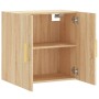 Engineered wood wall cabinet in Sonoma oak, 60x31x60 cm by vidaXL, Lockers and storage cabinets - Ref: Foro24-829951, Price: ...