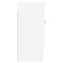 White engineered wood wall cabinet 60x31x70 cm by vidaXL, Lockers and storage cabinets - Ref: Foro24-829884, Price: 52,27 €, ...