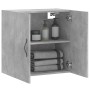 Betongrauer Wandschrank aus Holzwerkstoff, 60 x 31 x 60 cm von vidaXL, Schließfächer und Lagerschränke - Ref: Foro24-829960, ...