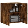 Engineered wood smoked oak wall cabinet 60x31x60 cm by vidaXL, Lockers and storage cabinets - Ref: Foro24-829945, Price: 45,9...