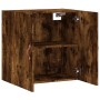 Engineered wood smoked oak wall cabinet 60x31x60 cm by vidaXL, Lockers and storage cabinets - Ref: Foro24-829945, Price: 45,9...