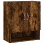 Smoked oak engineered wood wall cabinet 60x31x70 cm by vidaXL, Lockers and storage cabinets - Ref: Foro24-829889, Price: 47,9...