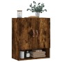 Smoked oak engineered wood wall cabinet 60x31x70 cm by vidaXL, Lockers and storage cabinets - Ref: Foro24-829889, Price: 47,9...