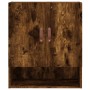 Smoked oak engineered wood wall cabinet 60x31x70 cm by vidaXL, Lockers and storage cabinets - Ref: Foro24-829889, Price: 47,9...