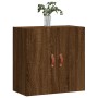 Engineered wood brown oak wall cabinet 60x31x60 cm by vidaXL, Lockers and storage cabinets - Ref: Foro24-829947, Price: 49,95...