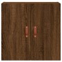 Engineered wood brown oak wall cabinet 60x31x60 cm by vidaXL, Lockers and storage cabinets - Ref: Foro24-829947, Price: 49,95...