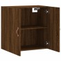 Engineered wood brown oak wall cabinet 60x31x60 cm by vidaXL, Lockers and storage cabinets - Ref: Foro24-829947, Price: 49,95...