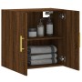 Oak brown engineered wood wall cabinet 60x31x60 cm by vidaXL, Lockers and storage cabinets - Ref: Foro24-829955, Price: 51,28...