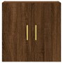 Oak brown engineered wood wall cabinet 60x31x60 cm by vidaXL, Lockers and storage cabinets - Ref: Foro24-829955, Price: 51,28...