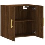 Oak brown engineered wood wall cabinet 60x31x60 cm by vidaXL, Lockers and storage cabinets - Ref: Foro24-829955, Price: 51,28...