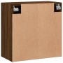 Oak brown engineered wood wall cabinet 60x31x60 cm by vidaXL, Lockers and storage cabinets - Ref: Foro24-829955, Price: 51,28...