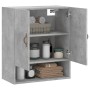 Betongrauer Wandschrank aus Holzwerkstoff, 60 x 31 x 70 cm von vidaXL, Schließfächer und Lagerschränke - Ref: Foro24-829888, ...