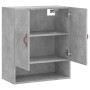 Betongrauer Wandschrank aus Holzwerkstoff, 60 x 31 x 70 cm von vidaXL, Schließfächer und Lagerschränke - Ref: Foro24-829888, ...