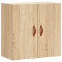 Sonoma oak engineered wood wall cabinet 60x31x60 cm by vidaXL, Lockers and storage cabinets - Ref: Foro24-829943, Price: 44,8...