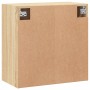 Sonoma oak engineered wood wall cabinet 60x31x60 cm by vidaXL, Lockers and storage cabinets - Ref: Foro24-829943, Price: 44,8...