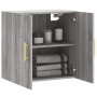 Sonoma grauer Wandschrank aus Holzwerkstoff, 60 x 31 x 60 cm von vidaXL, Schließfächer und Lagerschränke - Ref: Foro24-829954...