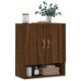 Oak brown engineered wood wall cabinet 60x31x70 cm by vidaXL, Lockers and storage cabinets - Ref: Foro24-829891, Price: 48,99...