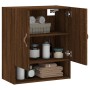 Oak brown engineered wood wall cabinet 60x31x70 cm by vidaXL, Lockers and storage cabinets - Ref: Foro24-829891, Price: 48,99...