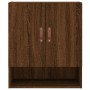 Oak brown engineered wood wall cabinet 60x31x70 cm by vidaXL, Lockers and storage cabinets - Ref: Foro24-829891, Price: 48,99...