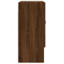 Oak brown engineered wood wall cabinet 60x31x70 cm by vidaXL, Lockers and storage cabinets - Ref: Foro24-829891, Price: 48,99...