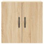 Sonoma oak engineered wood wall cabinet 60x31x60 cm by vidaXL, Lockers and storage cabinets - Ref: Foro24-829959, Price: 48,3...