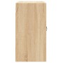 Sonoma oak engineered wood wall cabinet 60x31x60 cm by vidaXL, Lockers and storage cabinets - Ref: Foro24-829959, Price: 48,3...