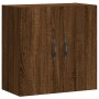 Oak brown engineered wood wall cabinet 60x31x60 cm by vidaXL, Lockers and storage cabinets - Ref: Foro24-829963, Price: 44,19...