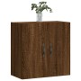 Oak brown engineered wood wall cabinet 60x31x60 cm by vidaXL, Lockers and storage cabinets - Ref: Foro24-829963, Price: 44,19...