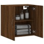 Oak brown engineered wood wall cabinet 60x31x60 cm by vidaXL, Lockers and storage cabinets - Ref: Foro24-829963, Price: 44,19...