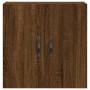 Oak brown engineered wood wall cabinet 60x31x60 cm by vidaXL, Lockers and storage cabinets - Ref: Foro24-829963, Price: 44,19...