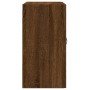 Oak brown engineered wood wall cabinet 60x31x60 cm by vidaXL, Lockers and storage cabinets - Ref: Foro24-829963, Price: 44,19...