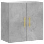 Concrete gray engineered wood wall cabinet 60x31x60 cm by vidaXL, Lockers and storage cabinets - Ref: Foro24-829952, Price: 5...