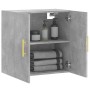 Concrete gray engineered wood wall cabinet 60x31x60 cm by vidaXL, Lockers and storage cabinets - Ref: Foro24-829952, Price: 5...