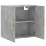 Concrete gray engineered wood wall cabinet 60x31x60 cm by vidaXL, Lockers and storage cabinets - Ref: Foro24-829952, Price: 5...