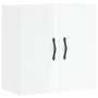 Plywood glossy white wall-mounted cabinet 60x31x60 cm by vidaXL, Lockers and storage cabinets - Ref: Foro24-829958, Price: 53...