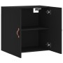 Black engineered wood wall cabinet 60x31x60 cm by vidaXL, Lockers and storage cabinets - Ref: Foro24-829941, Price: 50,99 €, ...