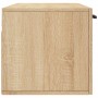 Armario de pared madera ingeniería roble Sonoma 100x36,5x35 cm de vidaXL, Taquillas y armarios de almacenamiento - Ref: Foro2...