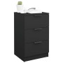 Nachttische 2 Einheiten schwarz 40x36x65 cm von vidaXL, Nachttische - Ref: Foro24-811271, Preis: 104,75 €, Rabatt: %