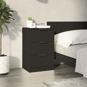 Black nightstand 40x36x65 cm by vidaXL, Nightstands - Ref: Foro24-811270, Price: 72,01 €, Discount: %