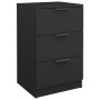 Black nightstand 40x36x65 cm by vidaXL, Nightstands - Ref: Foro24-811270, Price: 73,27 €, Discount: %