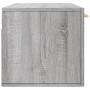 Armario de pared madera ingeniería gris Sonoma 100x36,5x35 cm de vidaXL, Taquillas y armarios de almacenamiento - Ref: Foro24...