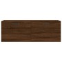 Armario de pared madera ingeniería marrón roble 100x36,5x35 cm de vidaXL, Taquillas y armarios de almacenamiento - Ref: Foro2...