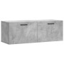 Concrete gray engineered wood wall cabinet 100x36.5x35 cm by vidaXL, Lockers and storage cabinets - Ref: Foro24-830136, Price...