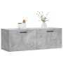 Concrete gray engineered wood wall cabinet 100x36.5x35 cm by vidaXL, Lockers and storage cabinets - Ref: Foro24-830136, Price...