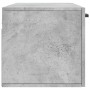 Concrete gray engineered wood wall cabinet 100x36.5x35 cm by vidaXL, Lockers and storage cabinets - Ref: Foro24-830136, Price...