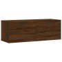 Oak brown engineered wood wall cabinet 100x36.5x35 cm by vidaXL, Lockers and storage cabinets - Ref: Foro24-830163, Price: 51...