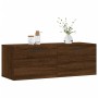 Oak brown engineered wood wall cabinet 100x36.5x35 cm by vidaXL, Lockers and storage cabinets - Ref: Foro24-830163, Price: 51...