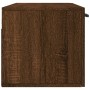 Oak brown engineered wood wall cabinet 100x36.5x35 cm by vidaXL, Lockers and storage cabinets - Ref: Foro24-830163, Price: 51...