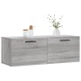 Sonoma grauer Wandschrank aus Holzwerkstoff, 100 x 36,5 x 35 cm von vidaXL, Schließfächer und Lagerschränke - Ref: Foro24-830...