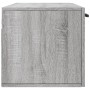 Armario de pared madera ingeniería gris Sonoma 100x36,5x35 cm de vidaXL, Taquillas y armarios de almacenamiento - Ref: Foro24...